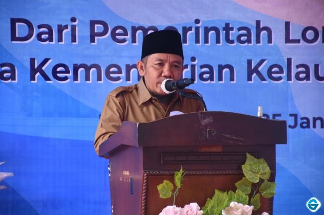 KKP RI dan Pemda KLU Serah Terima Perjanjian Hibah BMD 